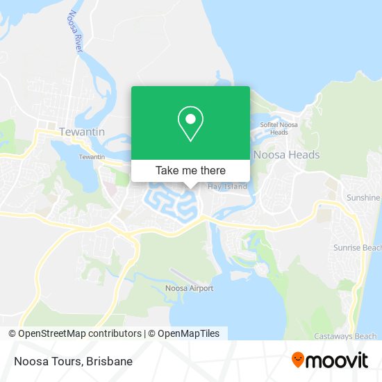 Noosa Tours map