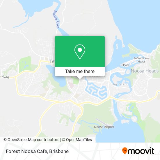 Forest Noosa Cafe map