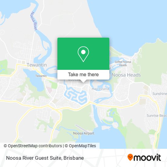 Noosa River Guest Suite map