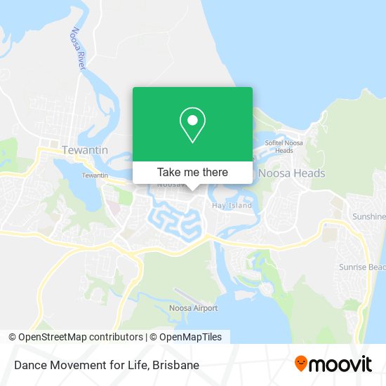 Dance Movement for Life map