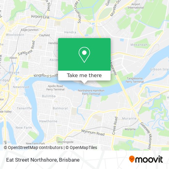 Eat Street Northshore map