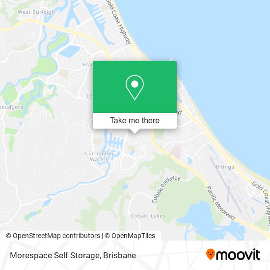 Morespace Self Storage map