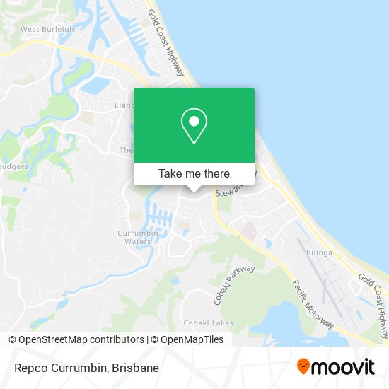 Repco Currumbin map