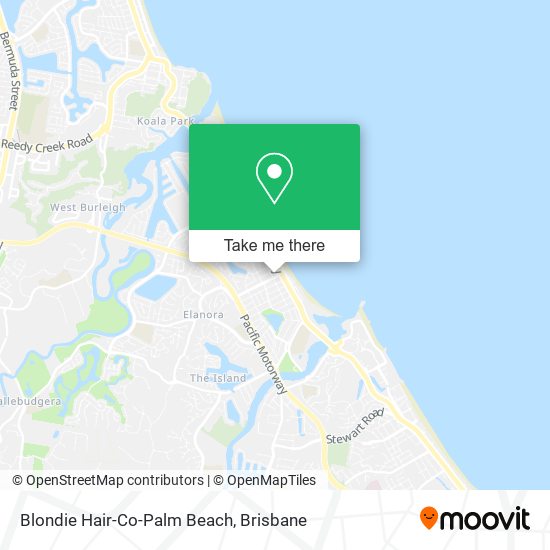 Blondie Hair-Co-Palm Beach map