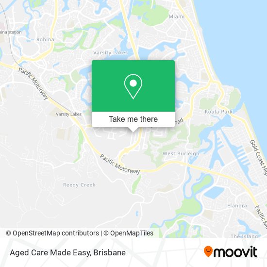 Aged Care Made Easy map