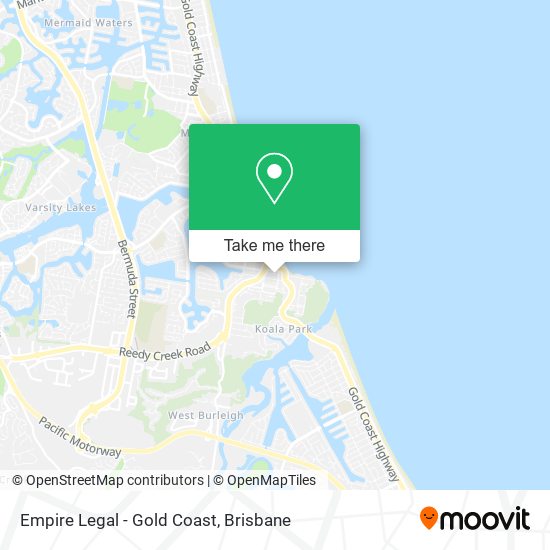 Empire Legal - Gold Coast map