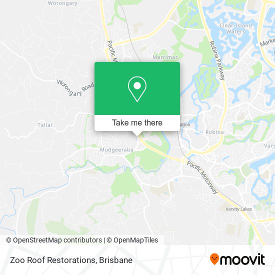 Zoo Roof Restorations map