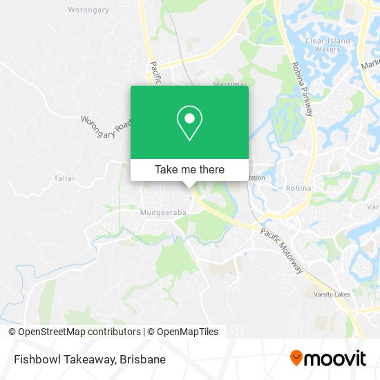 Fishbowl Takeaway map