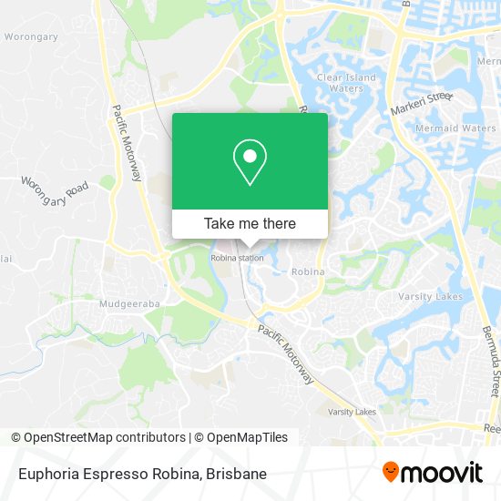 Euphoria Espresso Robina map