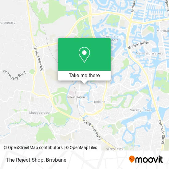 The Reject Shop map