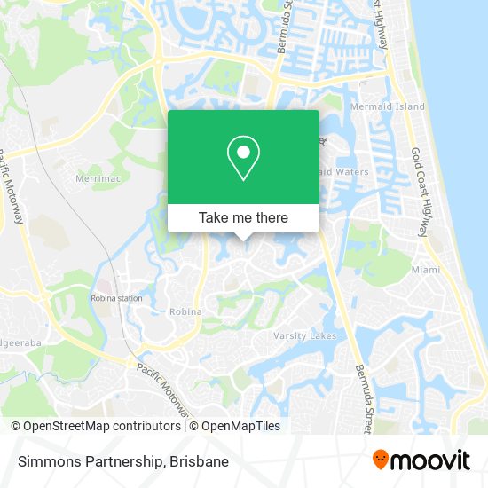 Simmons Partnership map