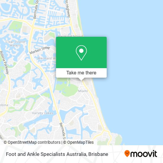 Foot and Ankle Specialists Australia map
