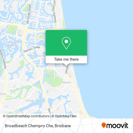 Broadbeach Chempro Che map