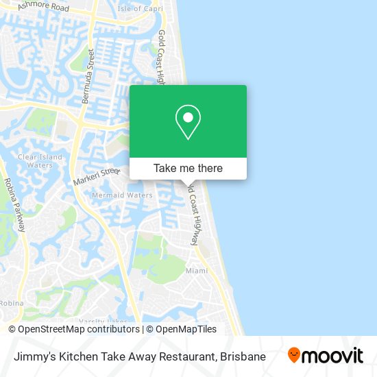 Mapa Jimmy's Kitchen Take Away Restaurant