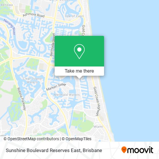 Sunshine Boulevard Reserves East map