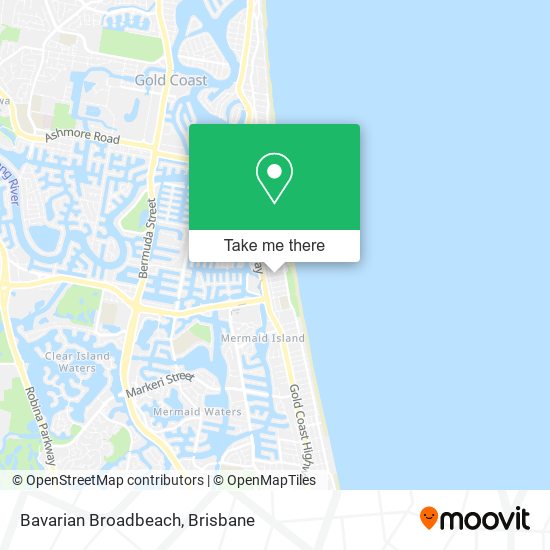 Bavarian Broadbeach map