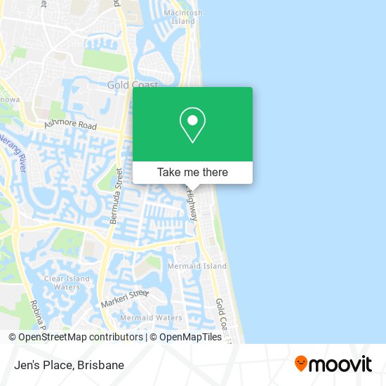 Jen's Place map