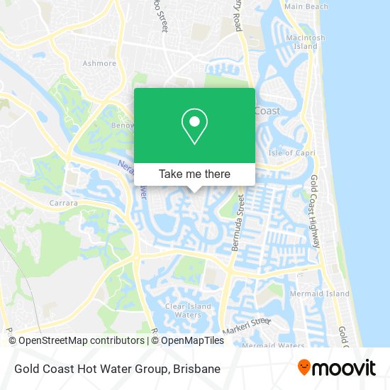 Gold Coast Hot Water Group map