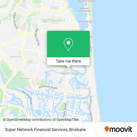 Super Network Financial Services map