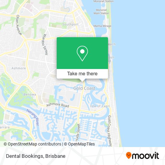 Dental Bookings map