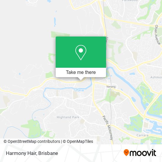 Harmony Hair map