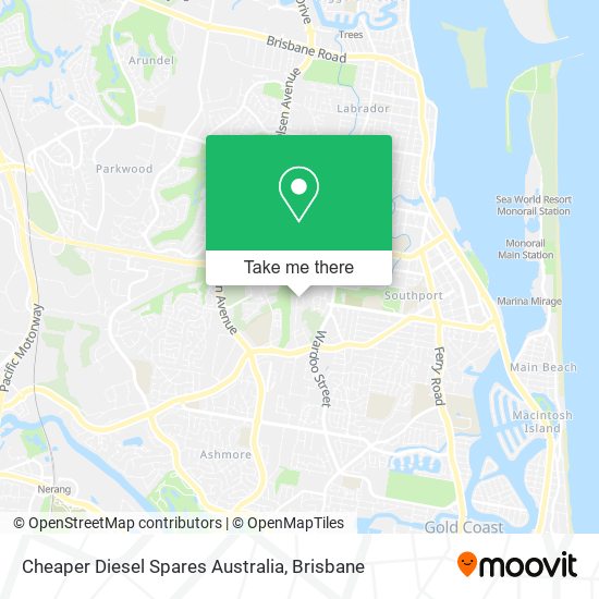 Cheaper Diesel Spares Australia map