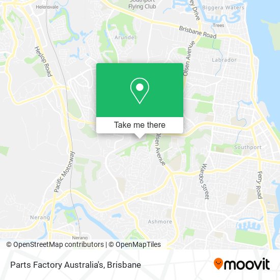 Parts Factory Australia's map