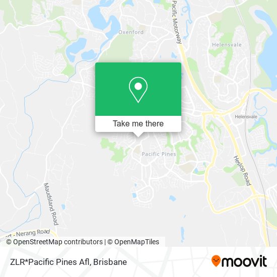 ZLR*Pacific Pines Afl map