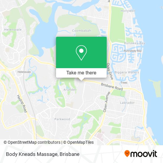 Body Kneads Massage map