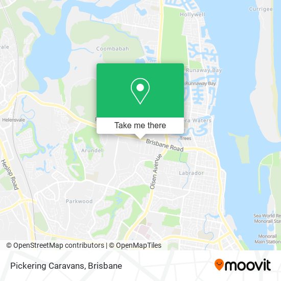 Pickering Caravans map