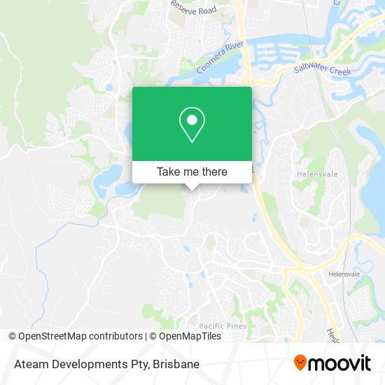 Ateam Developments Pty map