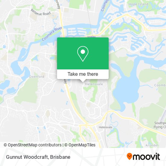 Gunnut Woodcraft map