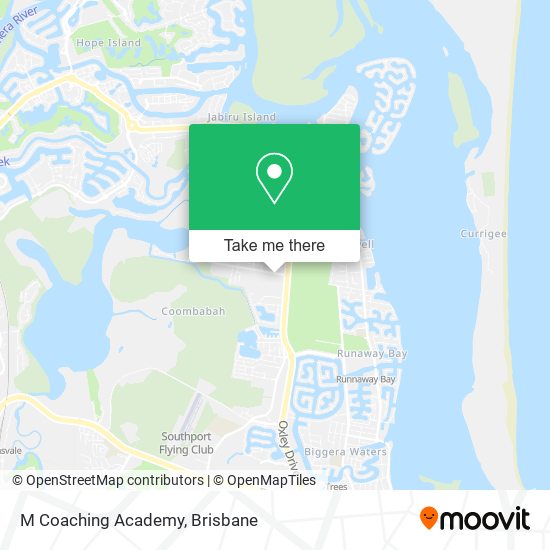 M Coaching Academy map