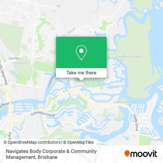 Navigates Body Corporate & Community Management map