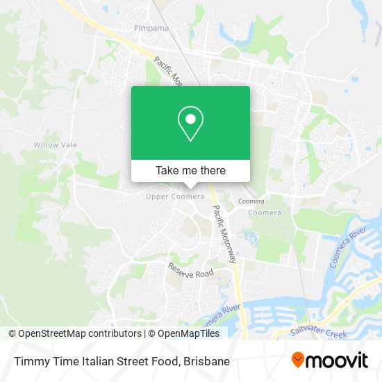 Timmy Time Italian Street Food map