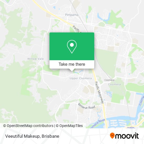 Veeutiful Makeup map