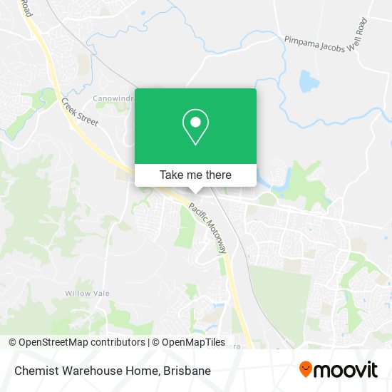 Chemist Warehouse Home map