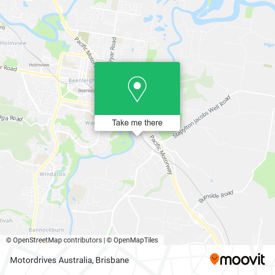 Motordrives Australia map