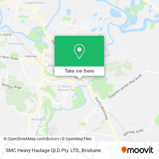 SMC Heavy Haulage QLD Pty. LTD. map