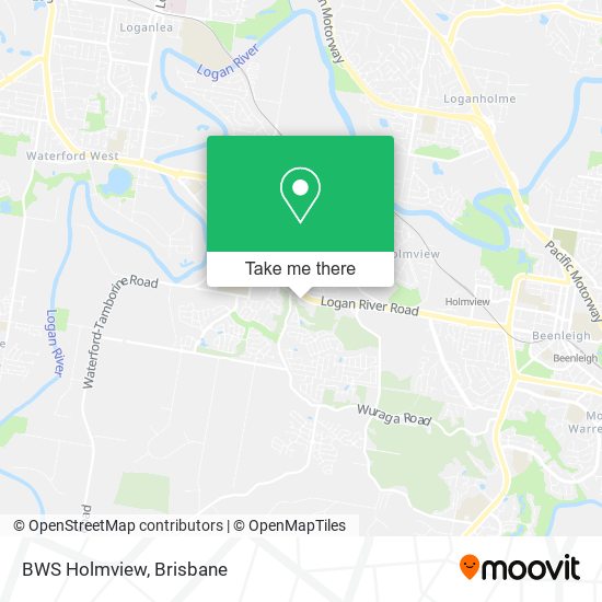 BWS Holmview map