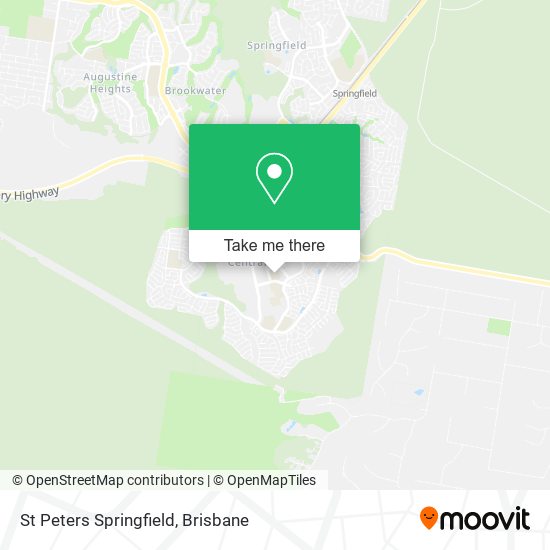 St Peters Springfield map
