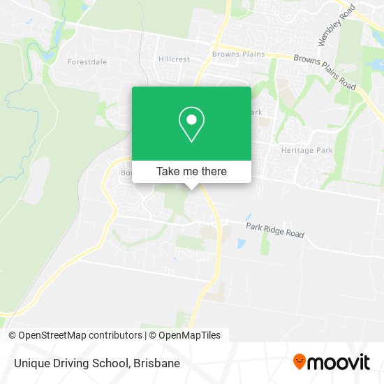 Unique Driving School map