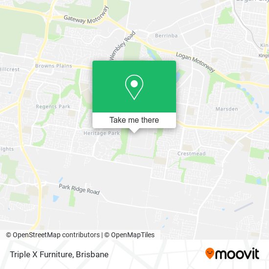 Triple X Furniture map