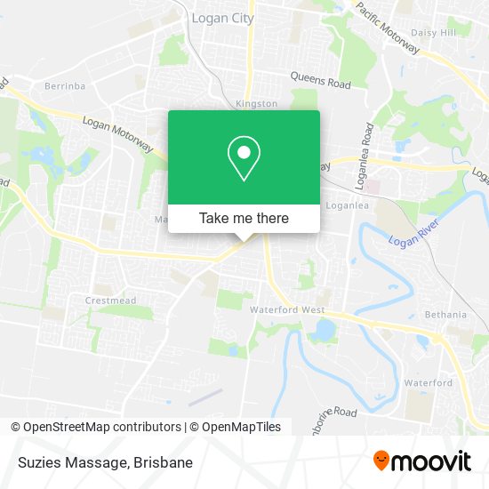 Suzies Massage map