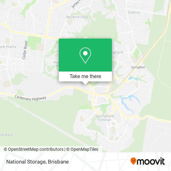 National Storage map