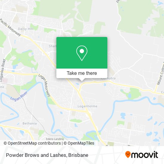 Powder Brows and Lashes map