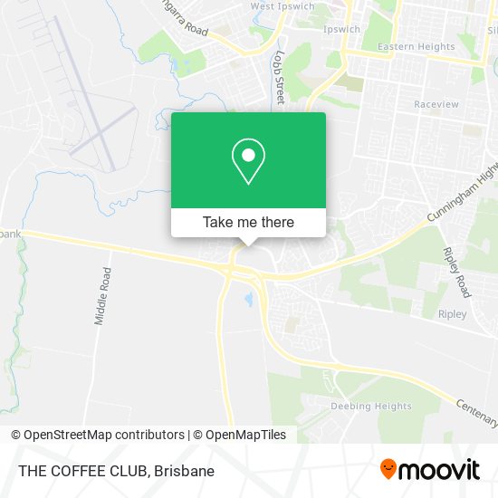THE COFFEE CLUB map