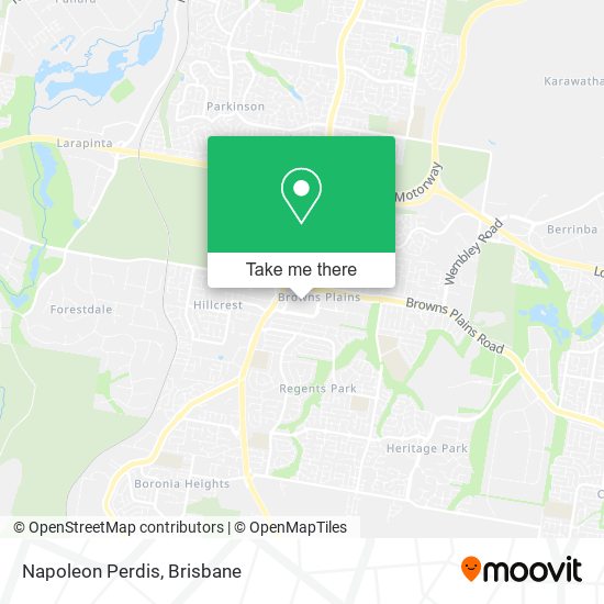 Napoleon Perdis map