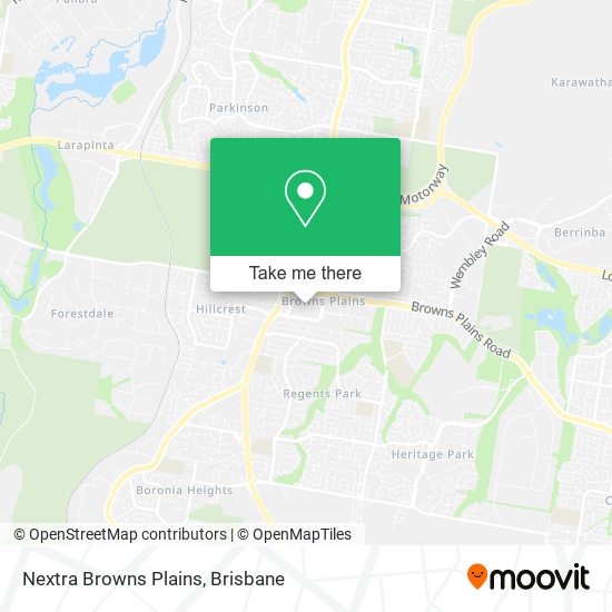 Nextra Browns Plains map