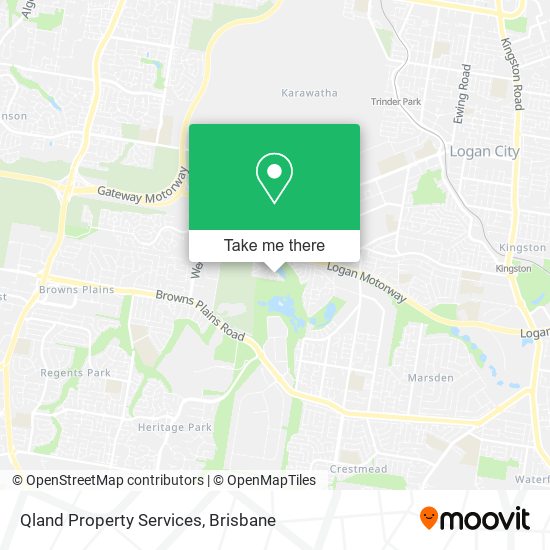 Qland Property Services map